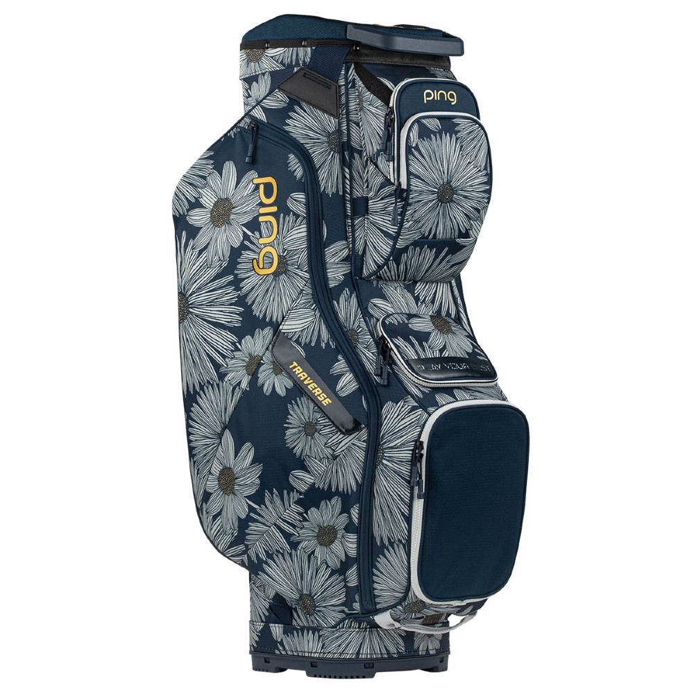 Ping Traverse Cart Bag Blue Floral Mb Performance Golf