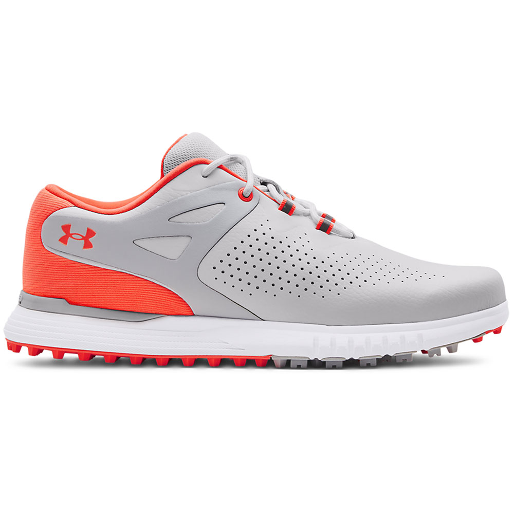 Under Armour Charged Breathe SL Ladies Golf Shoes - Grey/Orange - MB ...