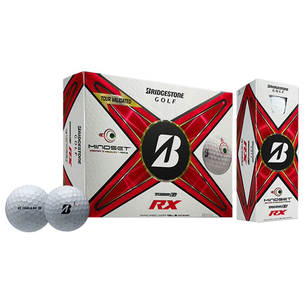 NEW - Bridgestone Tour top B RX Golf Balls - White - 3 Dozen